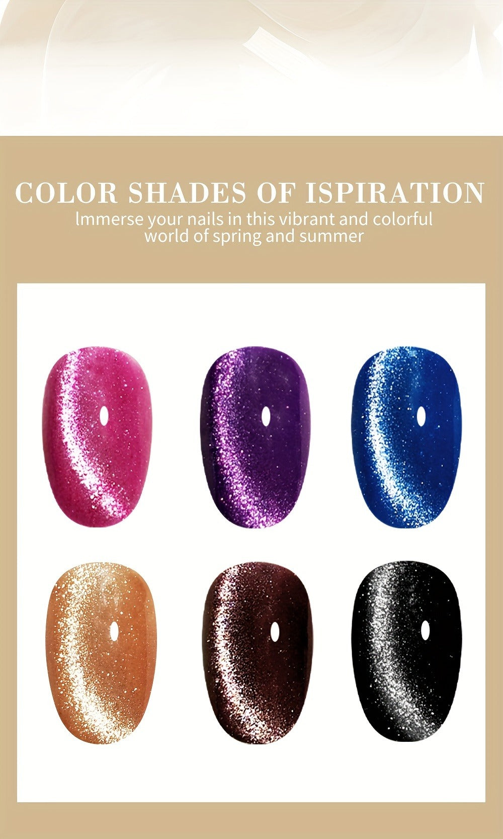 Cat Eye Gel Polish 8ml Holographic Chameleon Flash — Magnetic Sand 3D Color-Shifting Semi-Permanent UV LED Gel Varnish for Salon & Home DIY Nail Art, Gift for Women