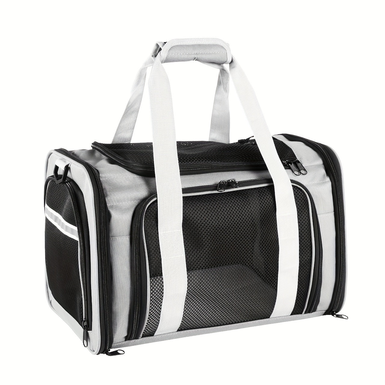 Airline Approved Pet Carrier Soft Sided – TSA Compliant, Collapsible Travel Bag for Small Medium Cats & Dogs Under 15 lbs, Breathable Mesh, Foldable Design