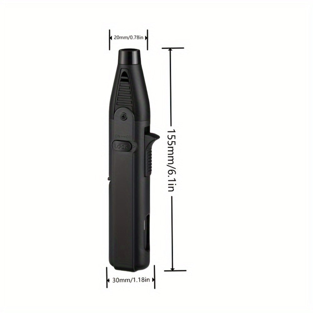 Windproof Torch Lighter 5 Pack Outdoor Butane Gas Lighter Set 1300 1800 Degree Blue Flame Safety Lock Gift Box Camping BBQ Candle Fireplace Butane Not Included