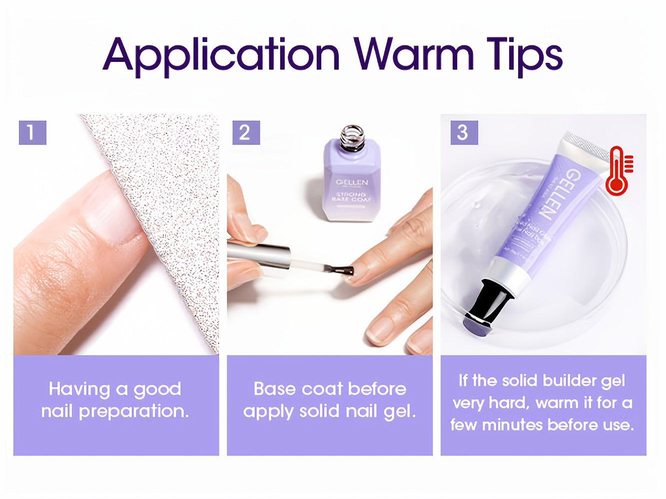 Press-On Nail Glue Gel Kit 30g with UV Lamp - Strong Long-Lasting Solid Nail Glue, 60ml Remover & Buffer for False Nails, Nail Tips & Rhinestones, Lasts 15-30 Days