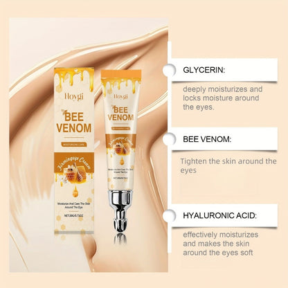 Hyaluronic Acid Under Eye Cream 3-Pack – Honey Miracle Firming & Moisturizing Formula for Dark Circles, Puffiness & Fine Lines | Fast-Absorbing Anti-Aging Eye Cream for All Skin Types | Value Set