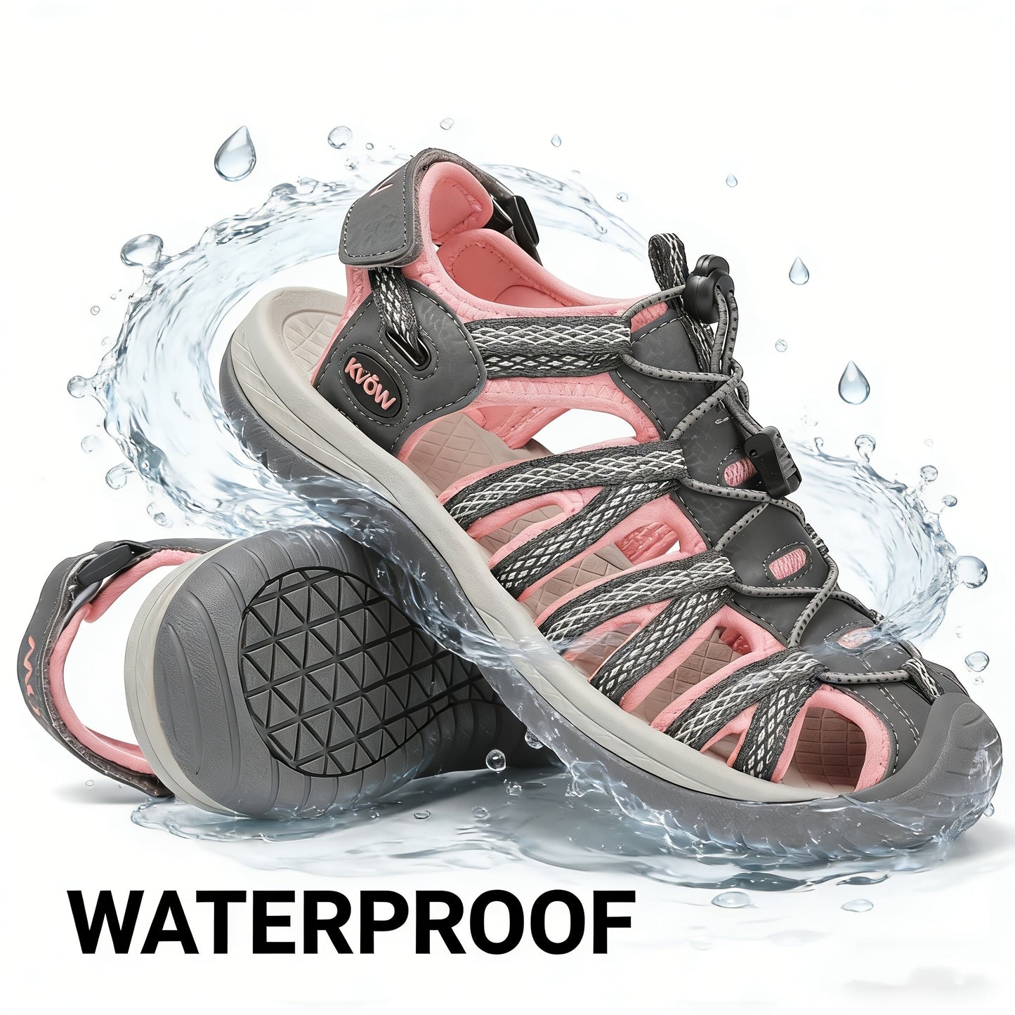 Women's Sport Sandals - Cushioned Comfort Lightweight for Outdoor & Travel