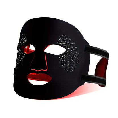 Red Light Therapy Face Mask 7 Color LED – FDA Cleared Silicone Mask for Anti-Aging, Wrinkles, Acne & Skin Whitening, Eye Protection, USB Rechargeable