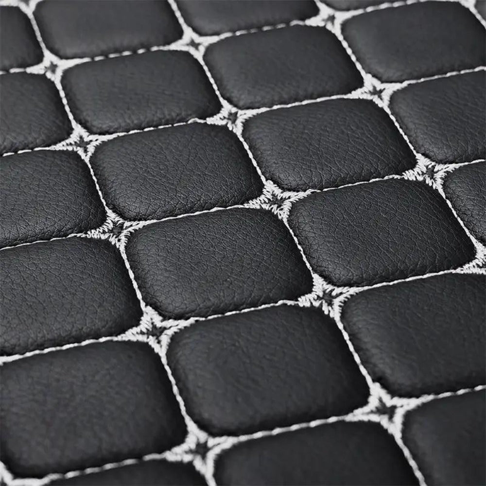 Car Back Seat Protector Waterproof, Universal Fit Anti-Stain Splash Guard Seat Cover for Car Interior, Durable Easy-Clean Rear Seat Cushion Liner in Black & Red