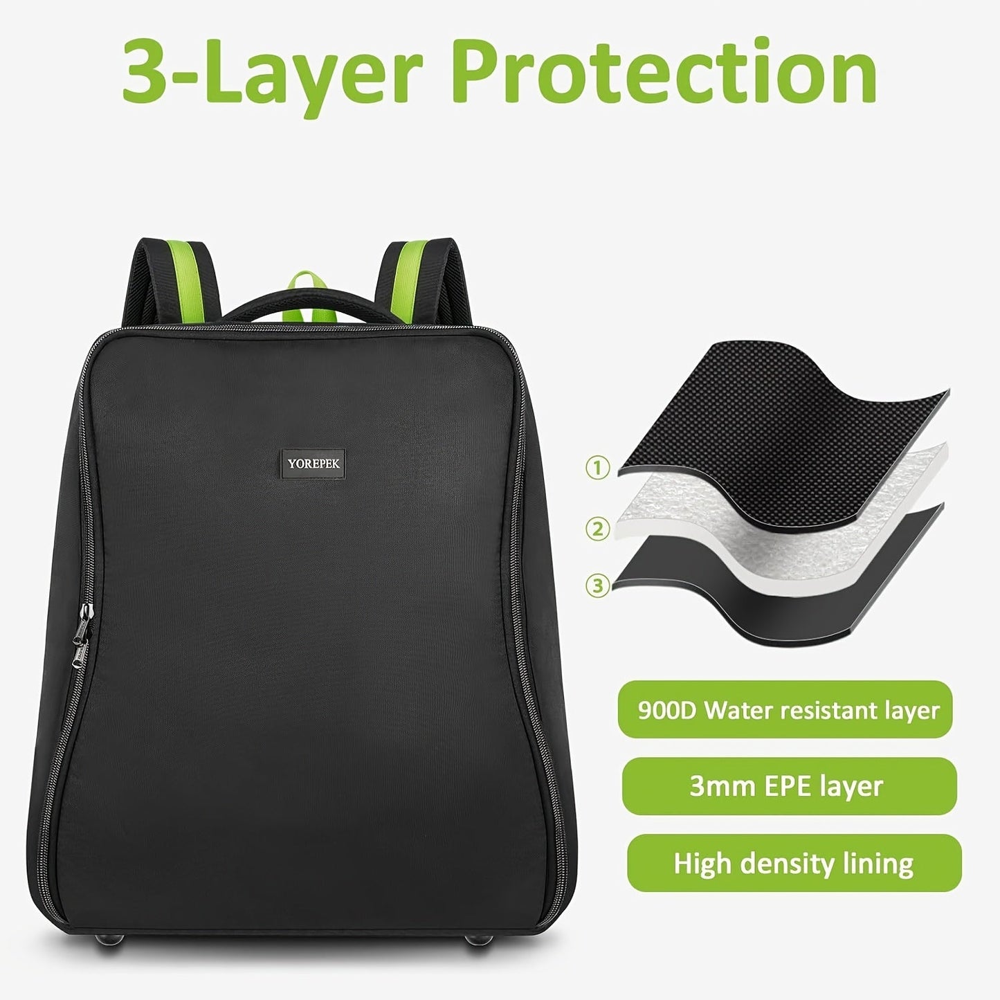 Stroller Travel Bag - Padded Travel Airplane Fits
