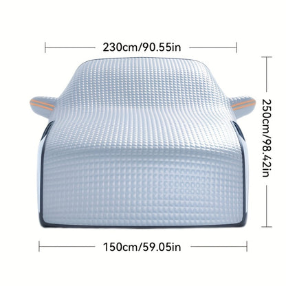 Windshield Snow Cover & Sun Shade Universal Fit – Thickened All-Season Front Window Frost Ice Guard & UV Sunshade Protector for Cars SUVs Trucks