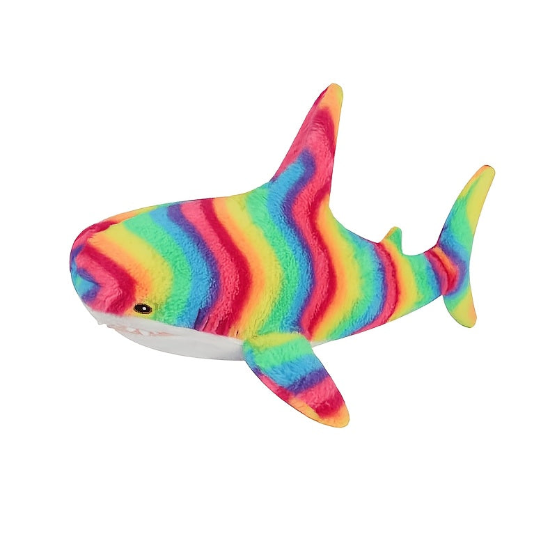 Shark Plush Stuffed Animal Mixed Colors – Cute Soft Shark Doll Couch Throw Pillow, Ocean Animal Toy Gift for Girls Kids Women Birthday Christmas Holiday