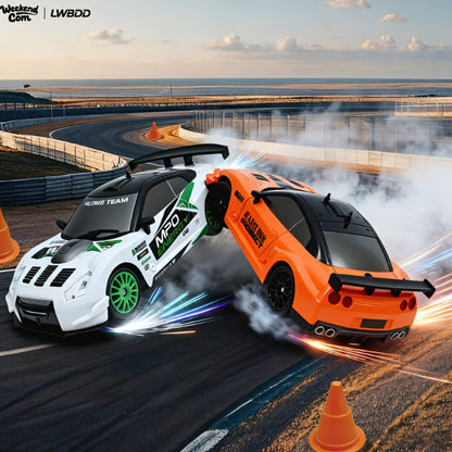 RC Drift Car 1:24 Scale 4WD High Speed Drifting Remote Control Sports Car for Adults Teens Boys Girls – 2.4GHz Racing Model Smooth Indoor Drift Racer Birthday Christmas Gift Red