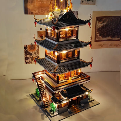 Ancient Chinese Palace Building Blocks Set 6134 Pcs – Heavenly Fairy Mirror Architecture Mini Brick Expert Level Display Model Adults Home Decor Christmas New Year Birthday Gift