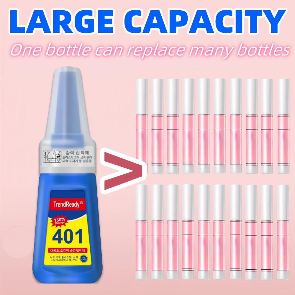 Waterproof Nail Adhesive Tabs with Nail Stickers 0.85oz Dropper Tip Bottle - Extra Strong Alcohol-Free Quick Release Long Wearing Salon Formula for Press On Nails & Nail Art Women 2 6 8 Pack Value Set