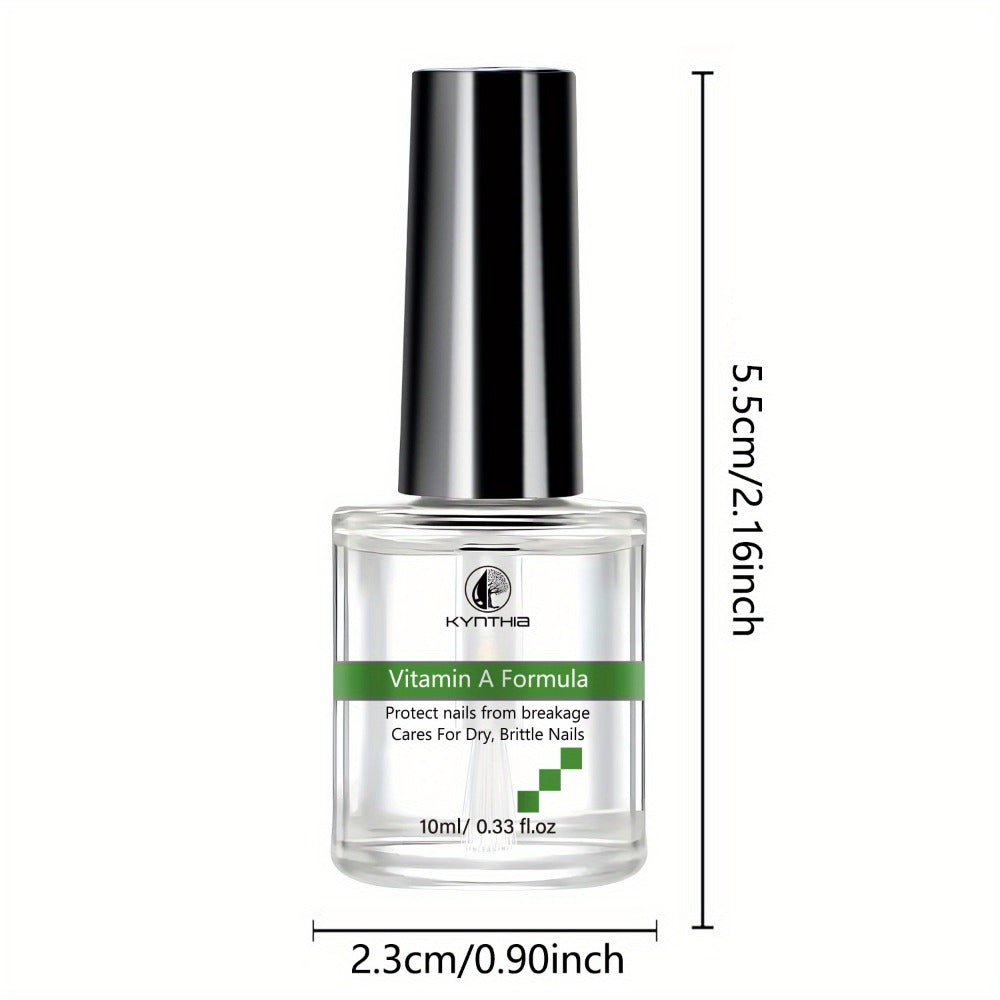 Vitamin A Nail Repair Oil 10ml - Nail Strengthener & Hardener Treatment for Brittle Dry Peeling Chipping Nails - Anti-Breakage Nail Care Solution for Stronger Healthier Nails Women Daily Use
