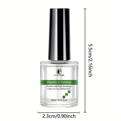 Vitamin A Nail Repair Oil 10ml - Nail Strengthener & Hardener Treatment for Brittle Dry Peeling Chipping Nails - Anti-Breakage Nail Care Solution for Stronger Healthier Nails Women Daily Use