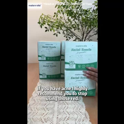 Disposable Face Towels Jumbo Ultra-Soft Extra Thick – Highly Absorbent Dry Wet Dual-Use Facial Wipes for Makeup Removal, Facial Cleansing, Spa & Travel, All Skin Types, 50 / 100 / 150 Sheets per Pack