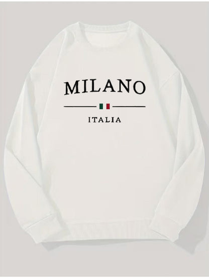 Men's Relaxed Pullover Sweatshirt
