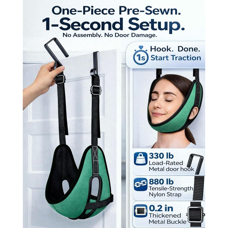 Door-Mounted Cervical Traction Device – Neck Decompressor