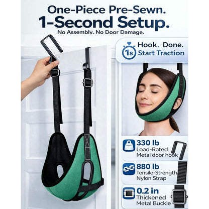Door-Mounted Cervical Traction Device – Neck Decompressor