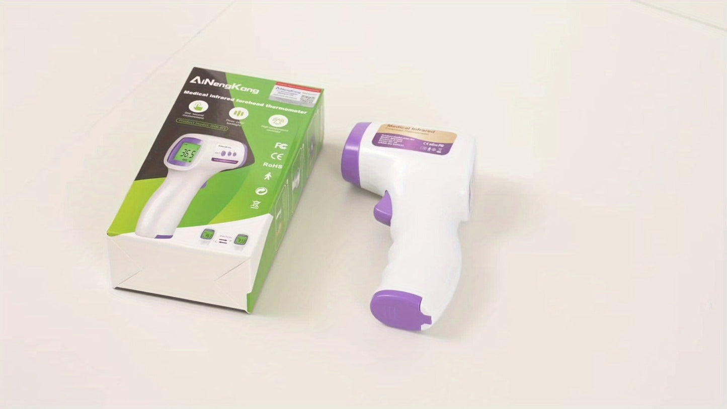 Non-Contact Forehead Thermometer Digital Infrared – 1-Second Instant Reading, Fever Alarm, 3-in-1 Forehead & Object Mode, FSA HSA Eligible, Silent & Memory Mode, 3 Backlights