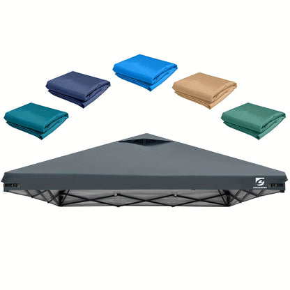 10x10 Canopy Replacement Top Cover for Straight Leg Tents – Ventilation Ports, Instant Shade, 11 Color Options – Waterproof Pop-Up Canopy Top for Camping, Outdoor Events & Backyard (Top Cover Only)
