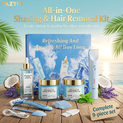 Bikini Trimmer for Women 2-in-1 Dual Head IPX7 Waterproof Electric Shaver Body Hair Trimmer Facial Hair Remover Bikini Underarm Leg Arm Face 90-Min Battery USB Rechargeable Pink Travel-Friendly