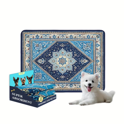 Washable Reusable Dog Pee Pads – Super Absorbent Non-Slip Puppy Training Pads in Multiple Sizes | Heavy-Duty Leakproof Pet Pads for Floor, Crate, Couch & Whelping | 3 Patterns, 4 Size Options