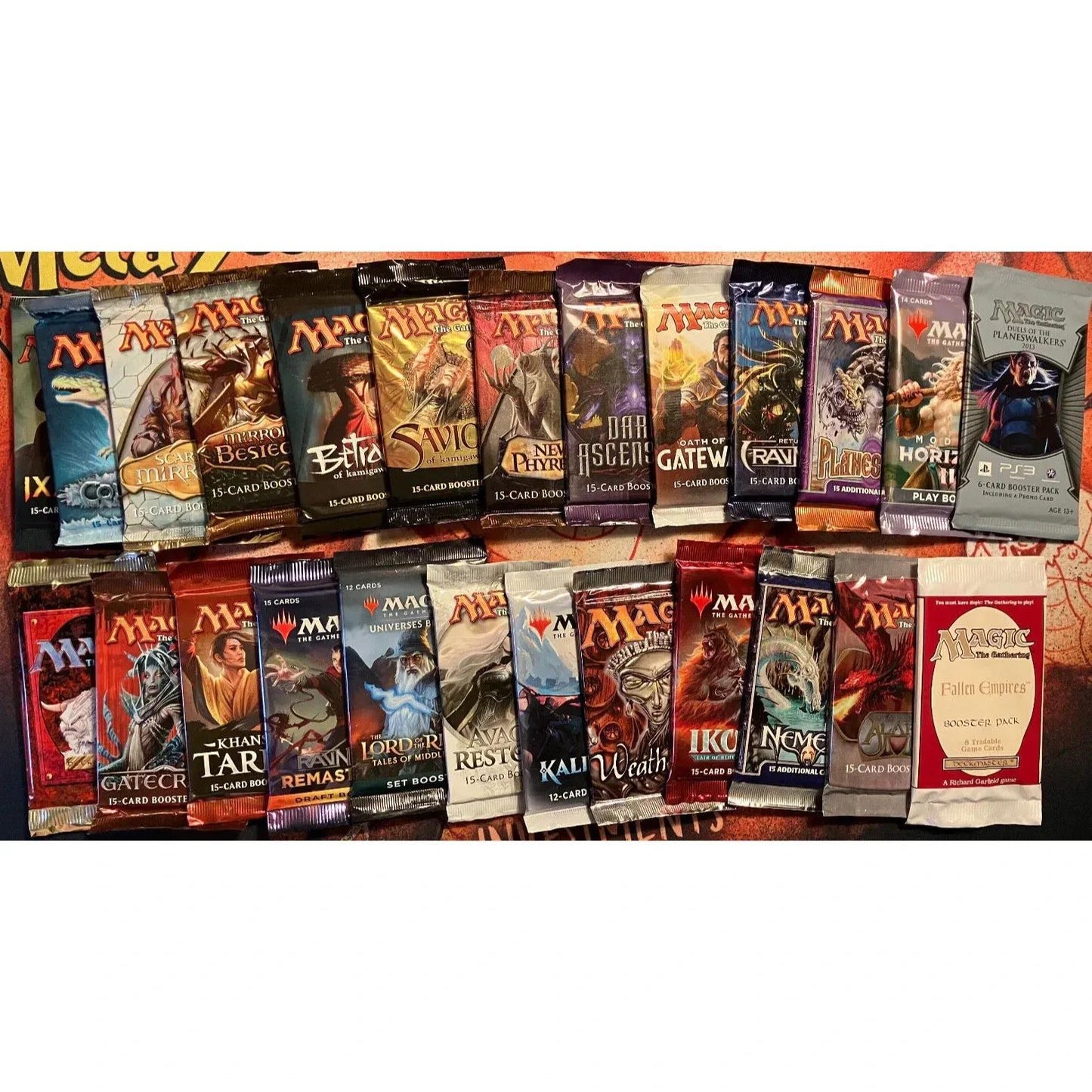 Magic The Gathering 4-Pack Assorted Booster Bundle – 4 Random Sealed MTG Booster Packs Multi-Set Variety, Rare & Foil Pulls Possible, Best Gift for MTG Players Collectors Kids Teens Adults