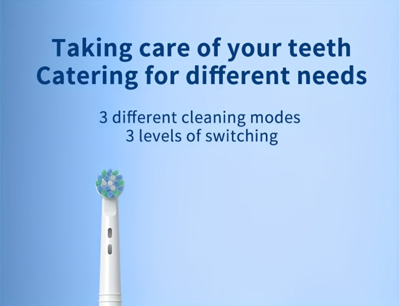 Rotating Electric Toothbrush with 8 Replacement Heads – Wireless Induction Charging, 3 Cleaning Modes, IPX7 Waterproof, Oral Care Gift for Family, Friends & Parents – Blue, Purple, Black