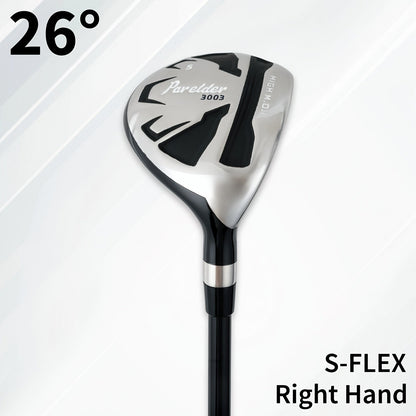Golf Hybrid Club for Men | Right Hand, Carbon Fiber Shaft, 17°/20°/23°/26° Loft, S/R Flex – Max Distance & Forgiveness