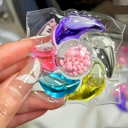 Laundry Gel Beads Six-in-One Concentrated Detergent Pods – Powerful Stain Removal & Long-Lasting Fragrance, 200g / 300g / 600g Pack