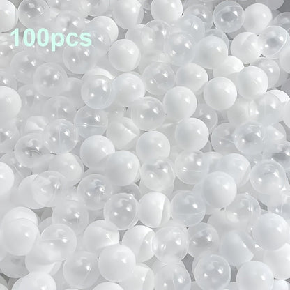 Ball Pit Balls 100/200 Pcs for Babies Toddlers Non-Toxic PE Colorful Ocean Play Balls for Ball Pit Pool Hand Foot Coordination Sensory Toy Birthday Gift Boys Girls