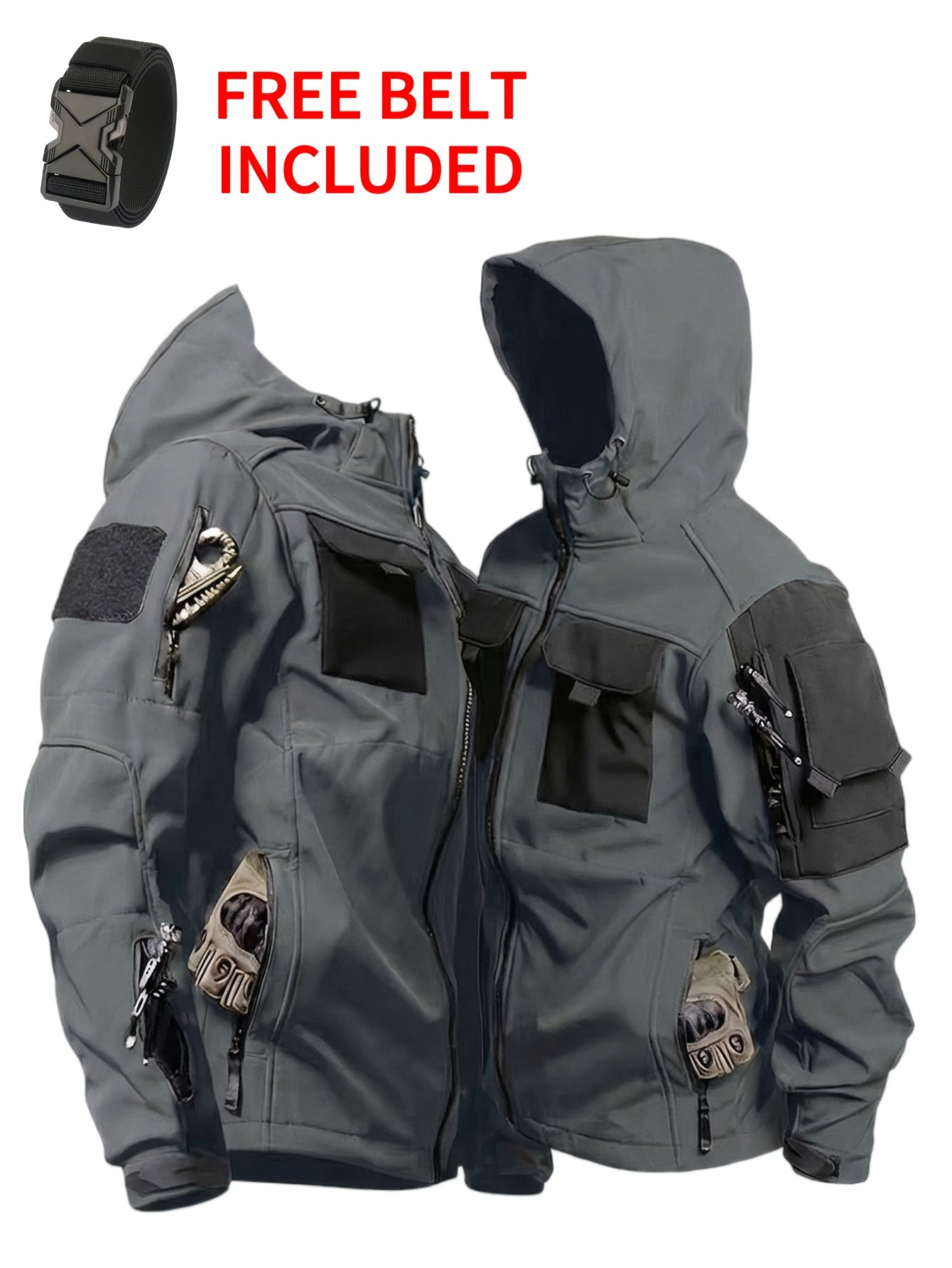 Men's Windproof Zip-Up Coat Everyday 997