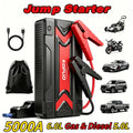 6000-20000A Peak Single Jump Starter Or 12V Portable Car Jump Starter with Air Compressor, Jump Starter Battery Pack with 150PSI Tire Inflator, 7-in-1 Multi-functional Battery Booster Power Bank with LED Light, Car Battery Charger, Roadside Assistanc