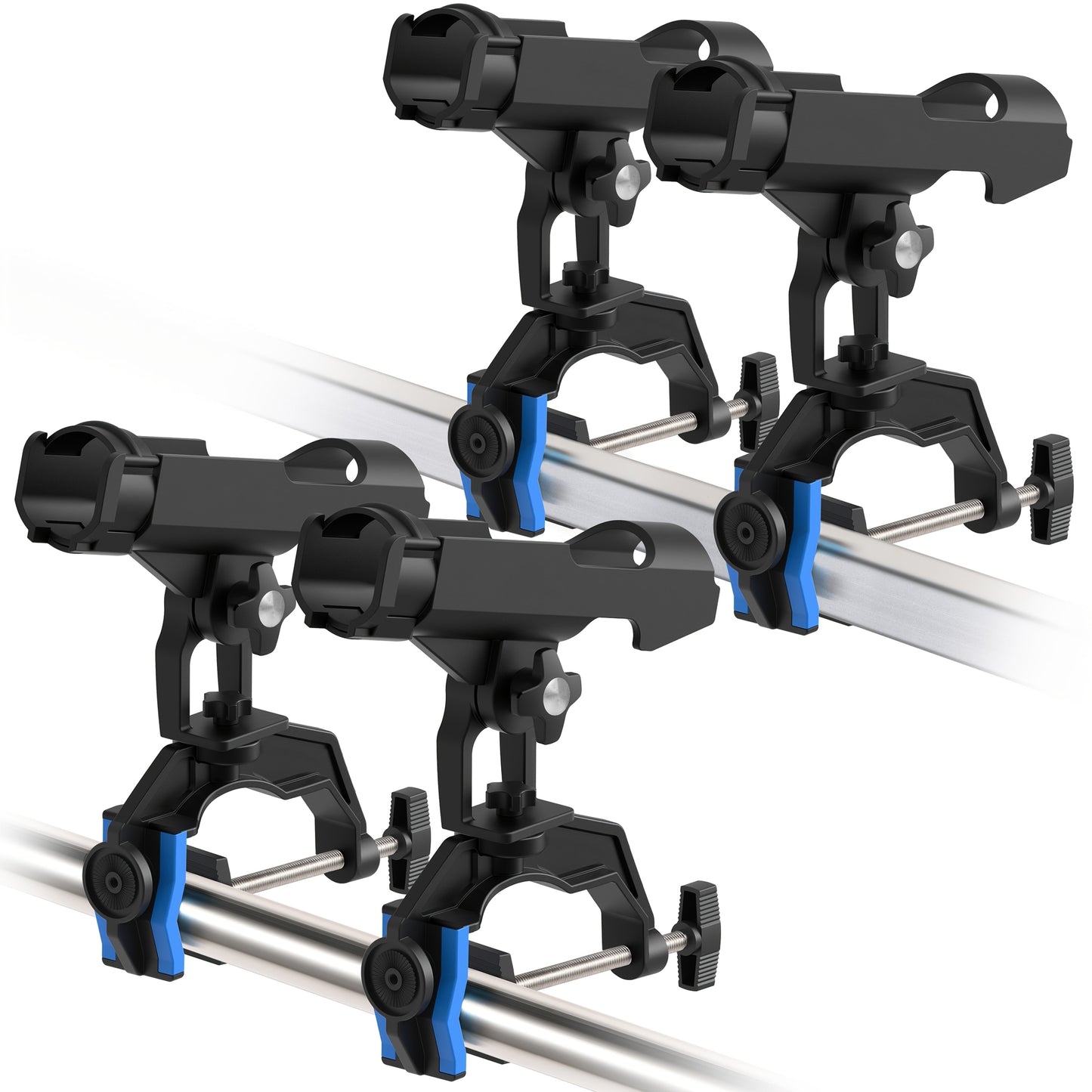 Boat Fishing Rod Holder – Durable Pole Holder for Fishing Boat & Canoe | 2-Pack / 4-Pack