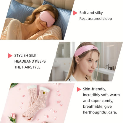 Luxury Spa Gift Set for Women 10-Piece Rose Scented Candles Bath Salt Balls Dried Flowers Eye Mask Soap Blanket Socks Hair Ribbon Gift Card Birthday Christmas Mother's Day Valentine Gift