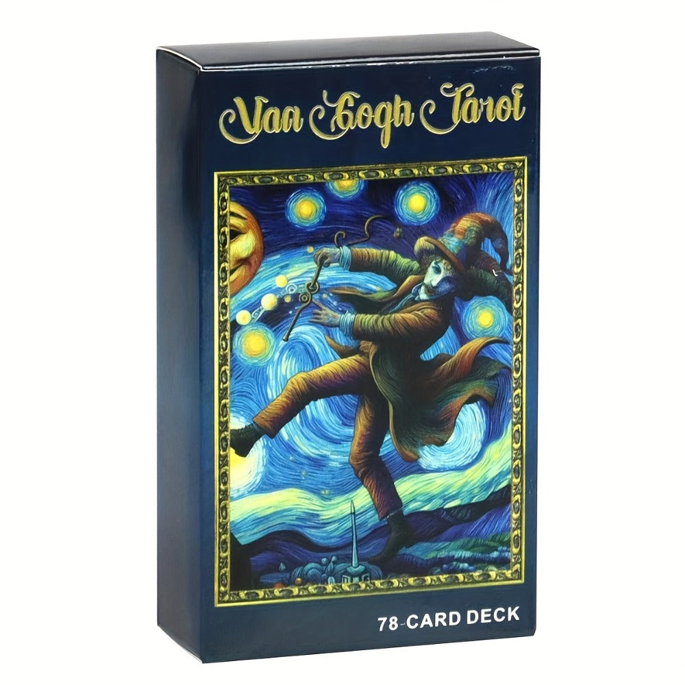 Van Gogh Tarot Cards 78 Card Deck – Art-Inspired High Quality Paper Divination Tool for Adults Teens Beginners Collectors Spiritual Gift Idea Ages 14+