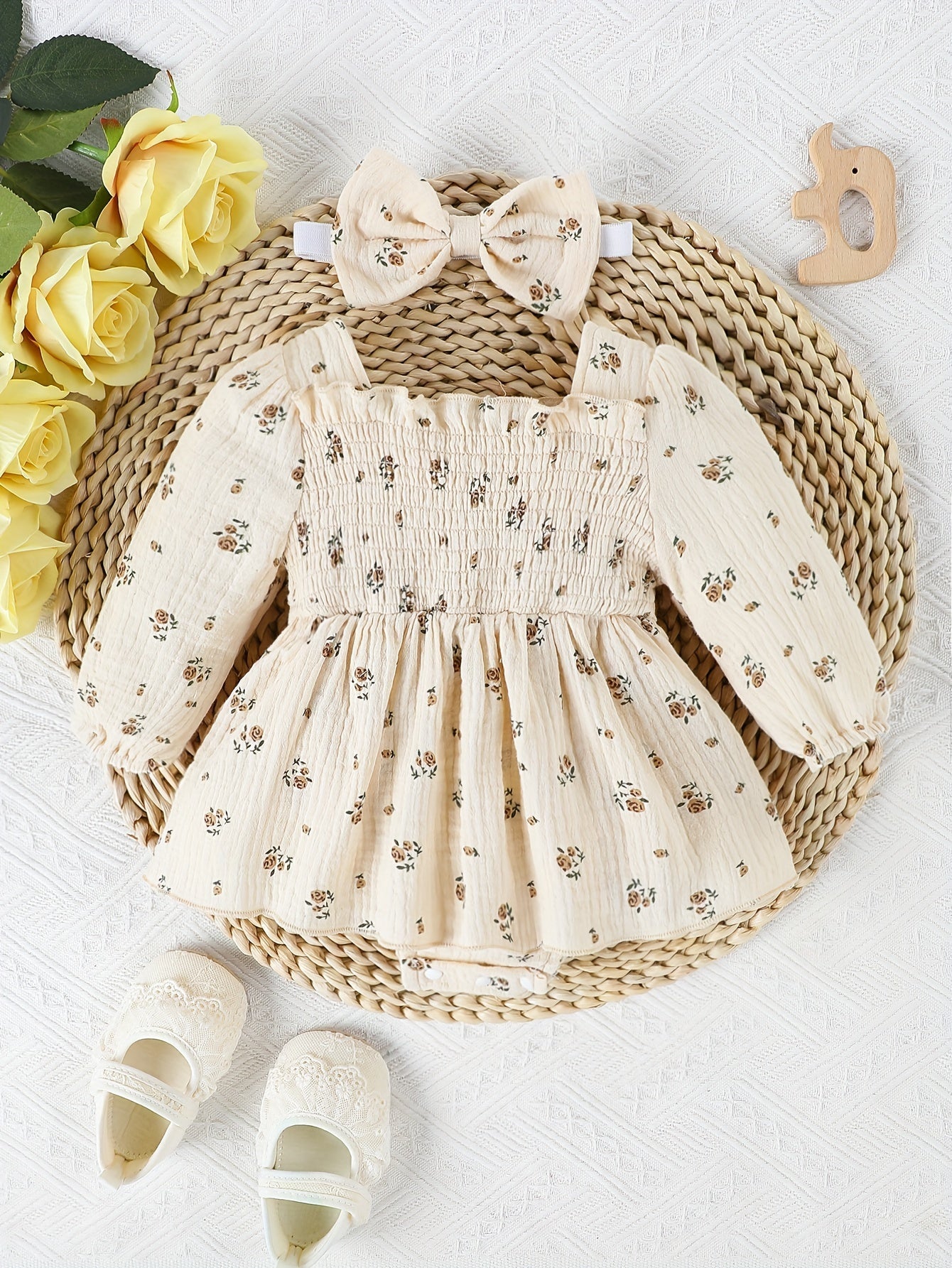 Baby Girls Outfit Set - Floral