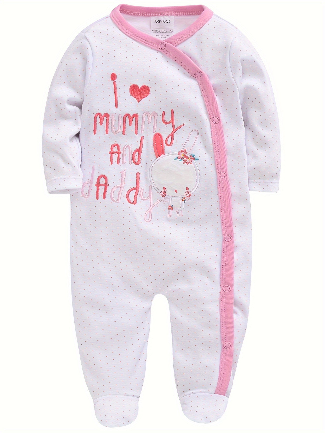 Baby Girl Floral Bodysuit - Long Sleeve