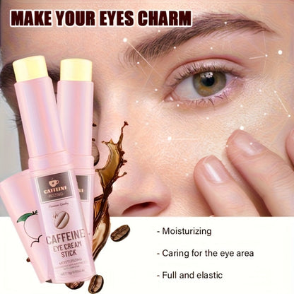Eye Cream Firming Anti-Aging 2pcs with Caffeine & Ceramide NP — Reduces Dark Circles Puffiness Fine Lines Crow's Feet Lifted Refreshed Under-Eye Look Daily Skincare