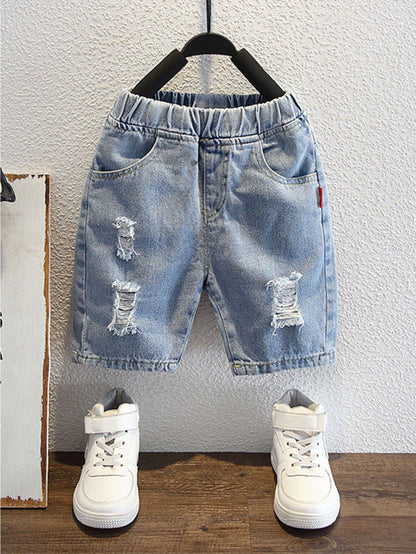 Boys' Cartoon Shorts - Short Sleeve Summer