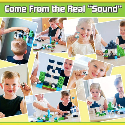 Magnetic Tiles 100pcs STEM Building Blocks Set for Kids, Educational Magnetic Construction Toys for Boys Girls Ages 3+, Creative Learning Cube Magnet Blocks, Best Birthday Christmas Easter Gift from Toy Play Nest