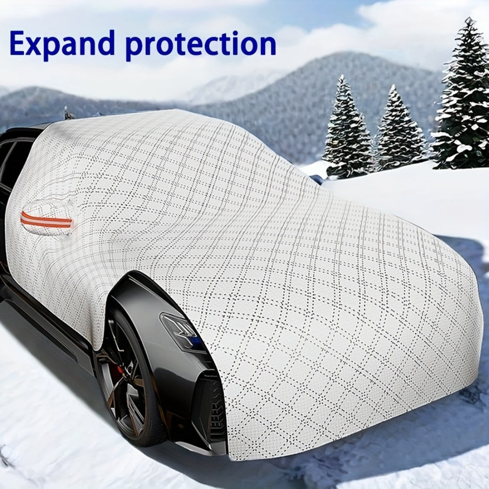 Windshield Snow Cover Frost Guard - Thickened Universal Car Front Window Snow Shield, All-Season Sun Shade Ice Frost Protection Cover for Cars Trucks SUV