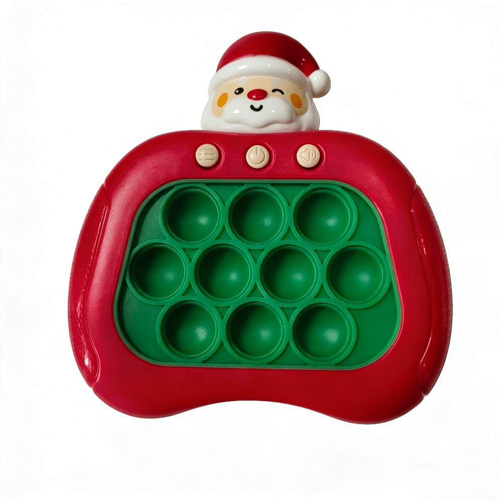 Santa Claus Pop Up Brain Game Toy for Kids – Interactive Click Music Memory Training Toy to Boost Focus Logic Animal Shaped Christmas Gift for Boys Girls