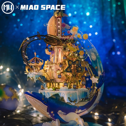 3D Metal Model Kit MU Star Playground – Handcrafted Garden Scene DIY Puzzle for Teens & Adults Ages 14+, Unique Birthday Christmas Valentine's Day Gift for Girlfriend Women Teen Girls