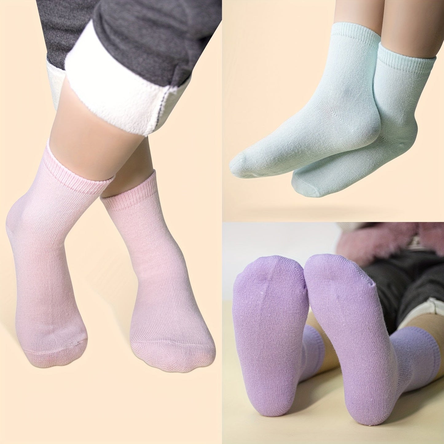 Kids' Cute Print Baby & Kids Socks - 24-Pair Pack