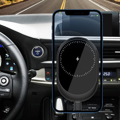 Magnetic Wireless Car Charger Phone Mount 15W Fast Charging – 360° Rotation Air Vent Car Phone Holder Compatible with iPhone 16 / 15 / 14 / 13 / 12 Series | MagSafe-Style Magnetic Car Charger