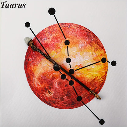 Zodiac Crystal Magic Wand with Gift Box – Handmade Astrology Wand All 12 Signs Aries Taurus Gemini Cancer Leo Virgo Libra Scorpio Sagittarius Capricorn Aquarius Pisces Cosplay Party Decor Birthday Gift