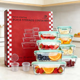 16pcs Green (8 lids + 8 containers) Outdoor Picnic Box