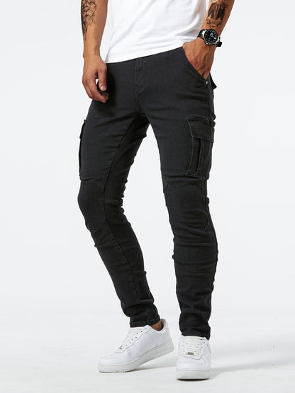 Men's Cargo Pants - Slim Fit With Pockets