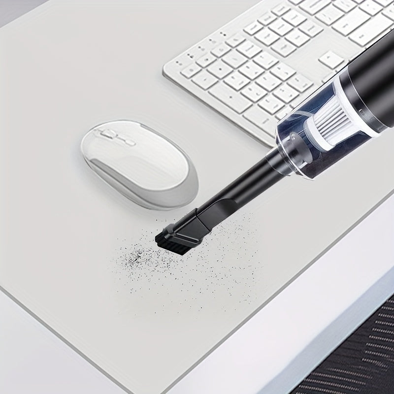 Multifunctional Wireless Charging Mini Vacuum Cleaner, Large Suction Power, Wireless Power Supply, Suitable for Computer Cleaning, Household Cleaning, Car Cleaning, Valentine'S Day And New Year'S Gift, July 4Th Gifts