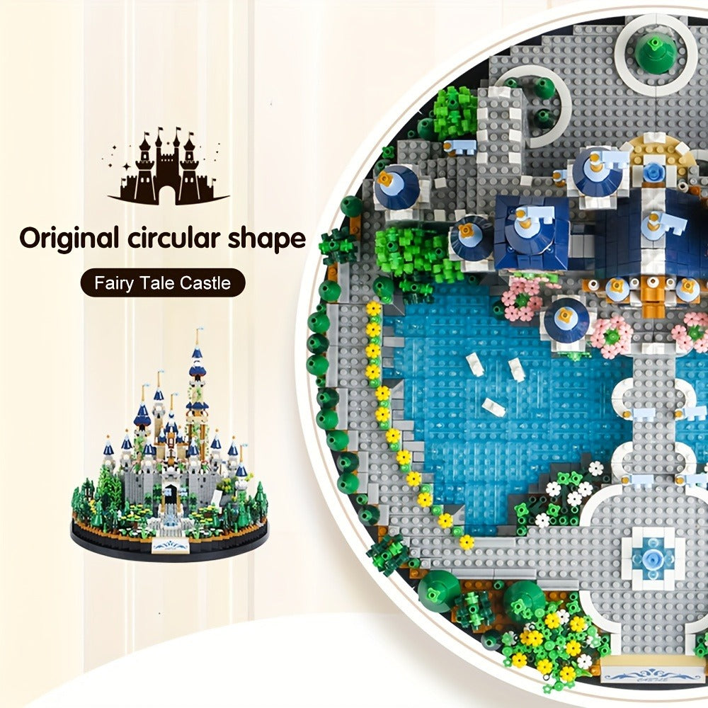 3600PCS Princess Castle Building Blocks Fairytale Palace STEM Micro Brick Architecture Kit for Girls Ages 8+ – Creative Birthday Christmas Valentine's Day Gift, Home Room Decor Display Piece