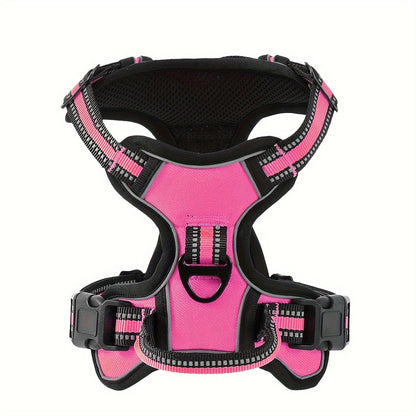 No Pull Dog Harness with Front Clip & Handle – Heavy Duty Reflective Vest for Small Medium Large Dogs Walking Training